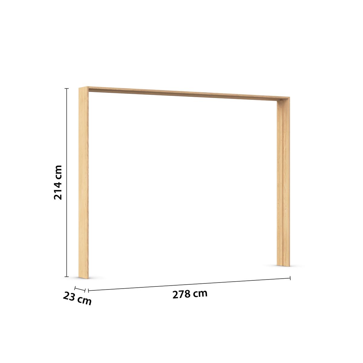 Passepartoutrahmen Calisto - Eichefarben, KONVENTIONELL, Holzwerkstoff (278/214/23cm) - James Wood