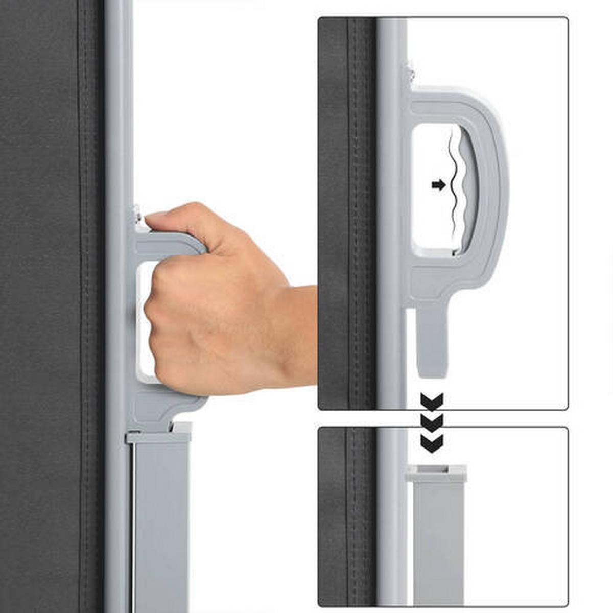 Markise Dunkelgrau Grau Bxh: 350x200 Cm - Dunkelgrau/Grau, Basics, Textil/Metall (350/200cm) - Modante