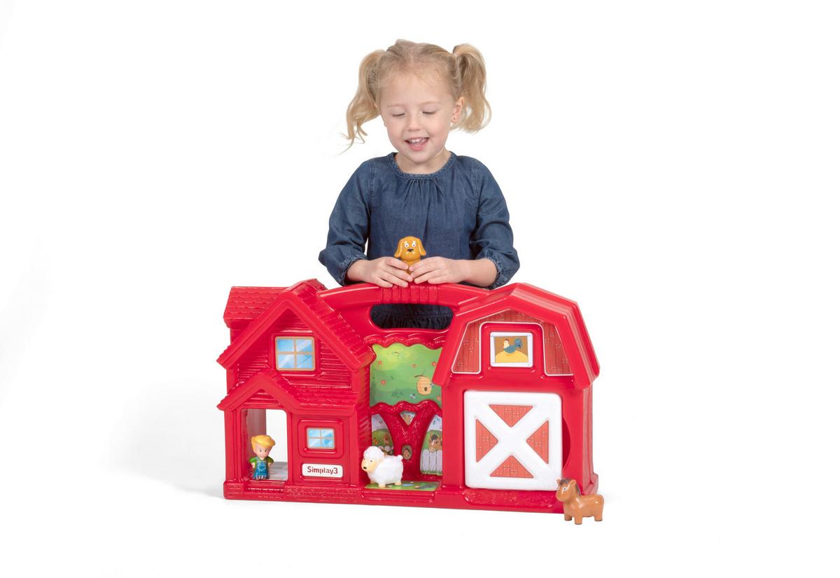 Bauernhof Simplay 3 Ab 1,5 Jahren Tragbar - Multicolor, Basics, Kunststoff (63,8/16,8/36,5cm)