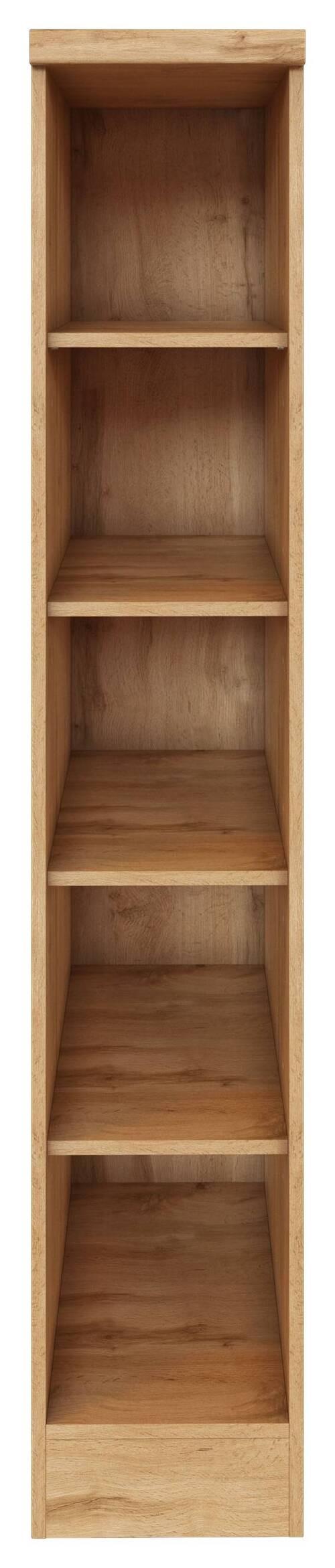 Regal Florenz 30 cm Eiche Wotan - Eiche Wotan, Design, Holzwerkstoff (30/166/60cm) - Held