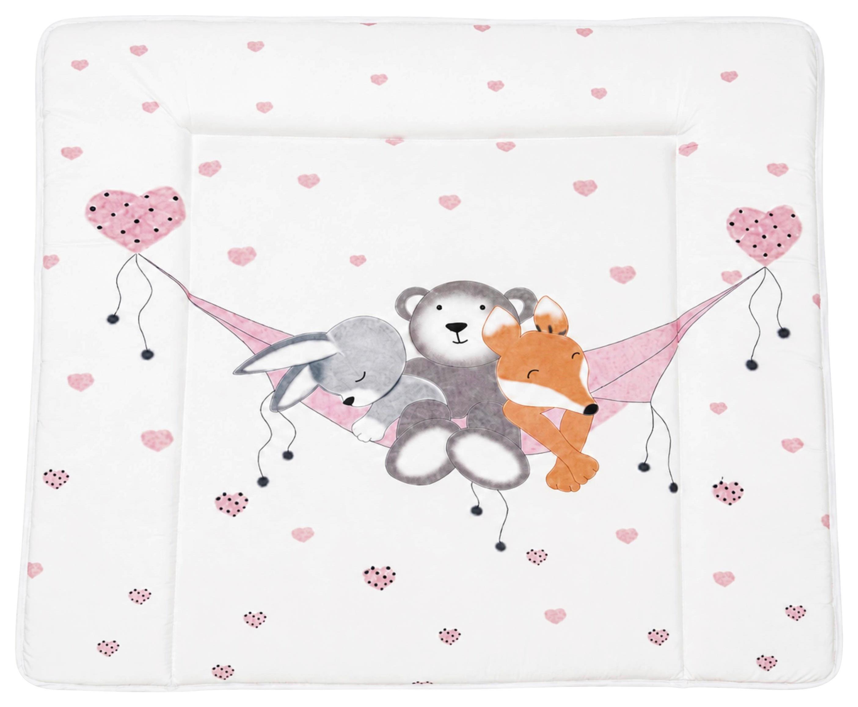 WICKELAUFLAGE TEDDY - Weiß, LIFESTYLE, Textil (75/85cm)