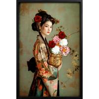 Obraz na plátne Denise, ca. 60/90cm - černá/vícebarevná, Moderní, plast (60/90cm) - Premium Living