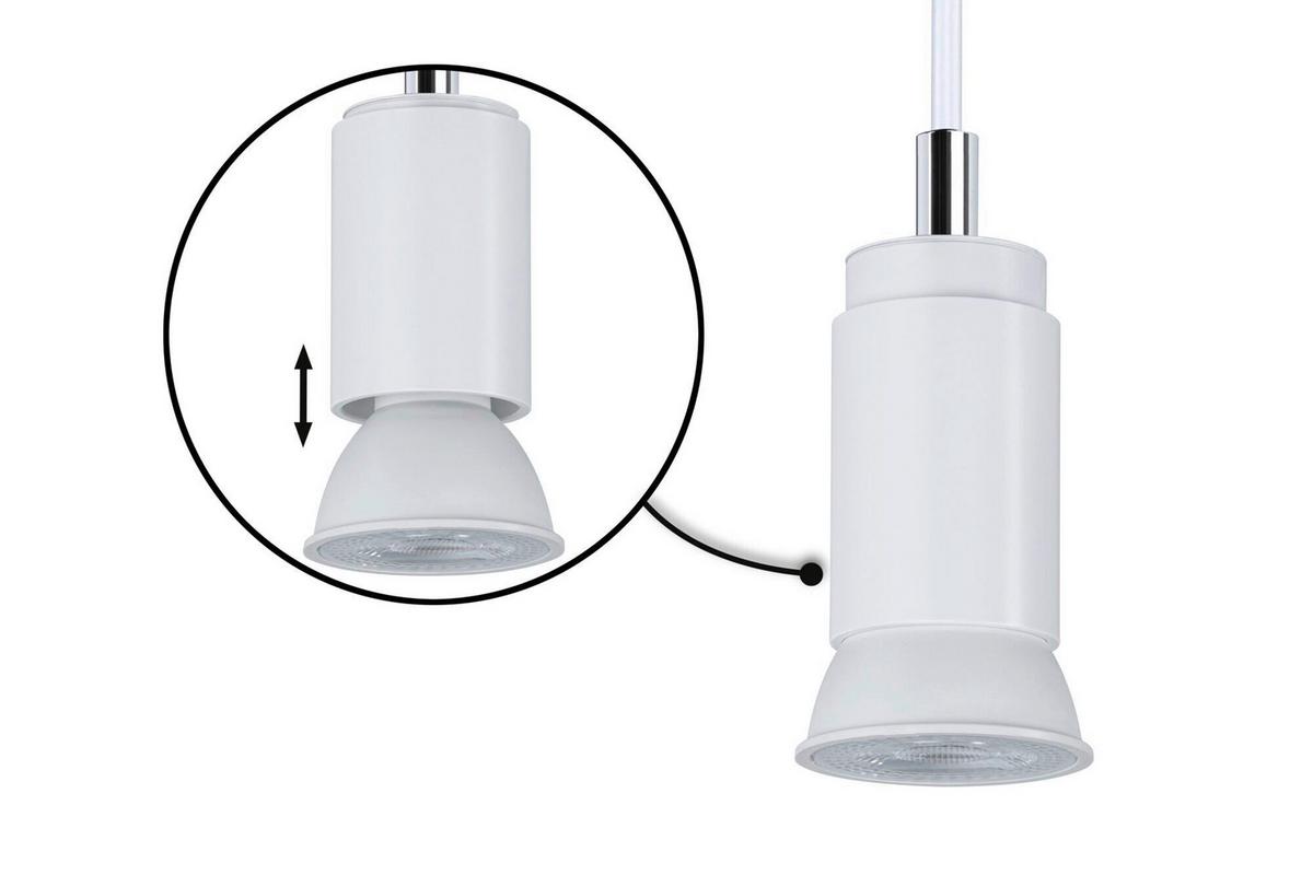 Schienensystem-Hängeleuchte 95623 Urail Runa Sw - Basics (3,5/118cm) - Paulmann
