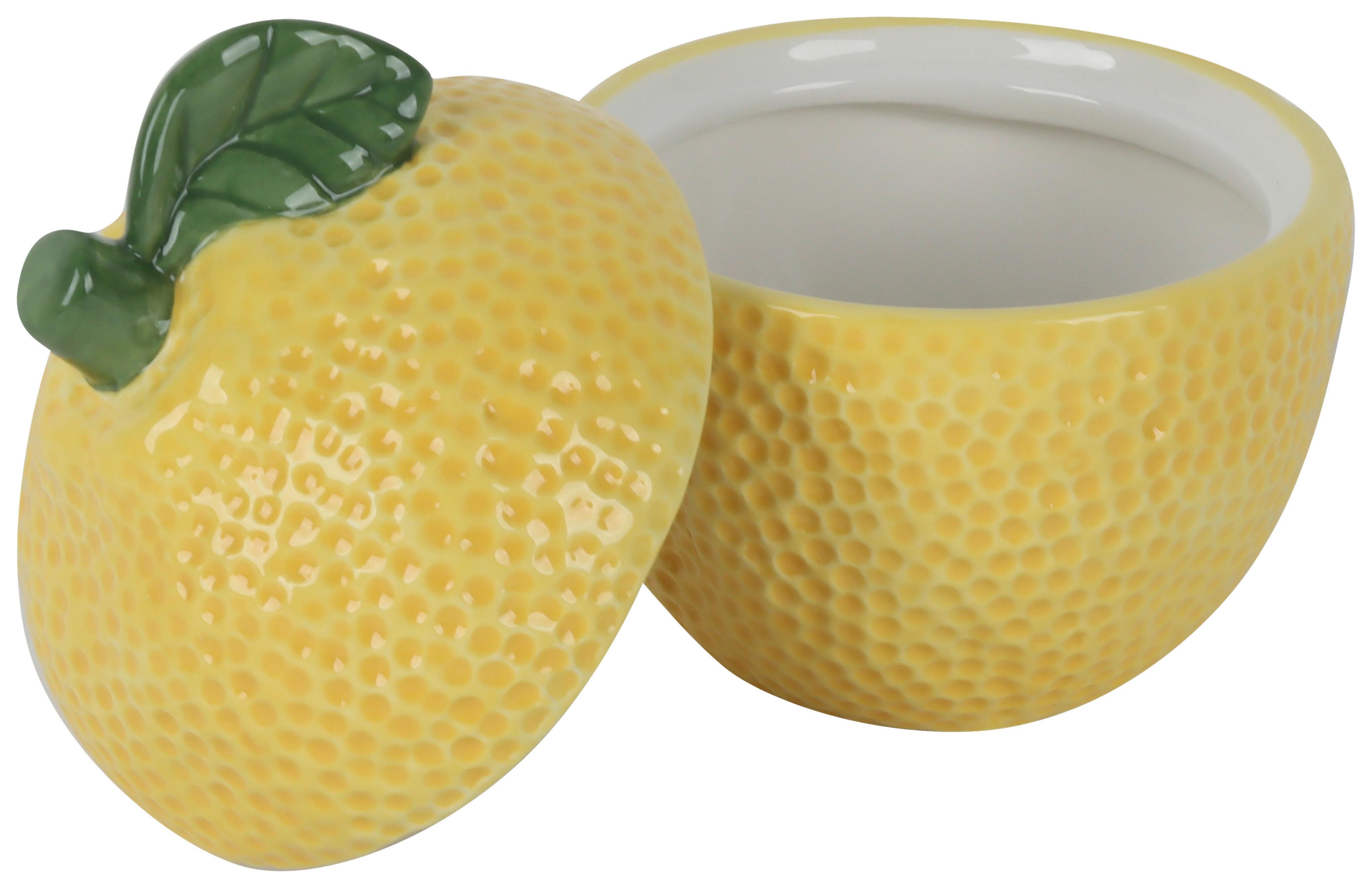 Dekorační miska KOBI - bílá/zelená, keramika (9,4/12,3cm) - Mömax