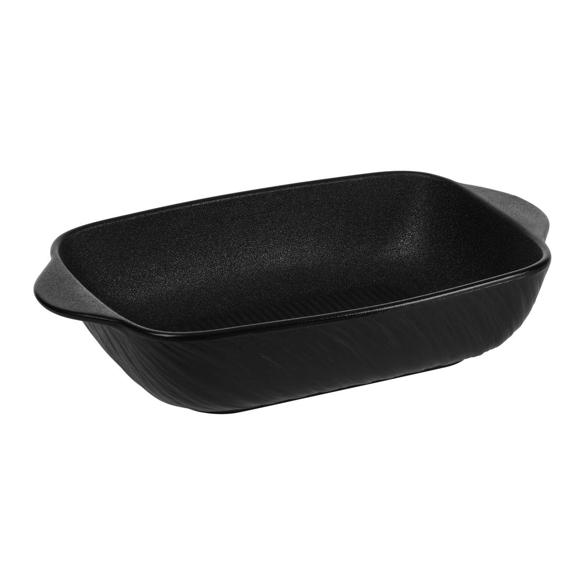 zapekacia misa RUKI - L - čierna, Konventionell, keramika (27.3/19.5/7cm) - Mömax