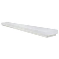 Bad-deckenleuchte Ip54 Weiß - Weiß, Basics, Kunststoff (120/14/5,2cm)