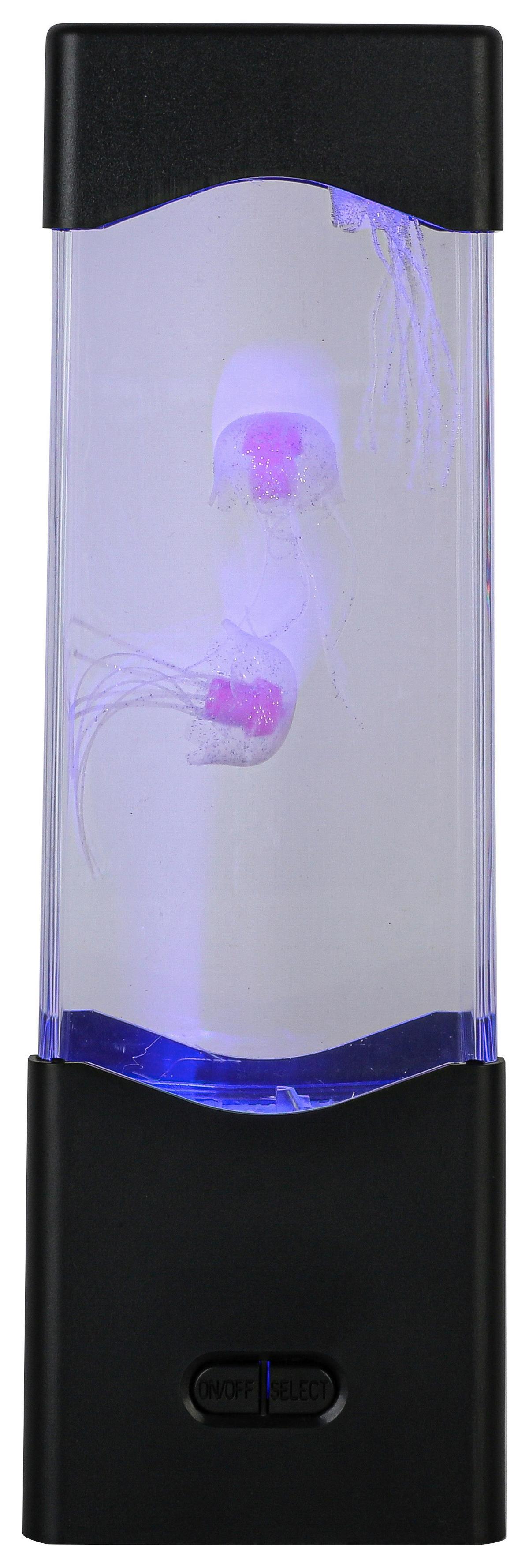 DEKORAČNÉ LED SVIETIDLO QUALI - priehľadné/čierna, Modern, plast (7,5/23,3/7,5cm) - Mömax