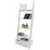 Regal Mit Lade Flo B: 65 Cm Weiß - Weiß, MODERN, Holzwerkstoff (65/176/34,2cm)