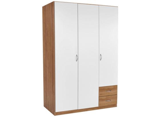 Skriňa S Otočnými Dverami Karo-extra - farby dubu/biela, Konvenčný, kompozitné drevo (136/197/54cm) Skriňa S Otočnými Dverami Karo-extra - farby dubu/biela, Konvenčný, kompozitné drevo (136/197/54cm)