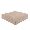 POLŠTÁŘ NA BOX DOBBY - jílová barva, textil (40/40/8cm)