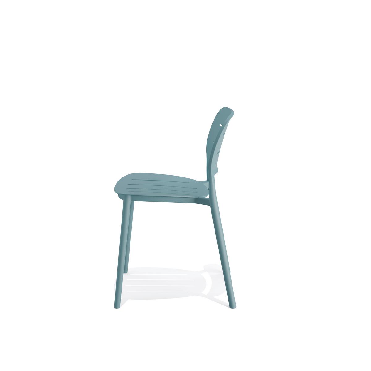 Stapelsessel 4x Propi – Stuhl Blau - Blau, MODERN, Kunststoff (46/79/53cm)