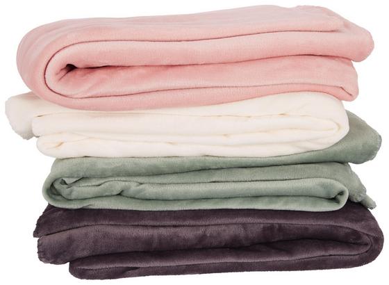 Deka Finni - bílá/růžová, Basics, textil (130/170cm) - Mömax modern living Deka Finni - bílá/růžová, Basics, textil (130/170cm) - Mömax modern living