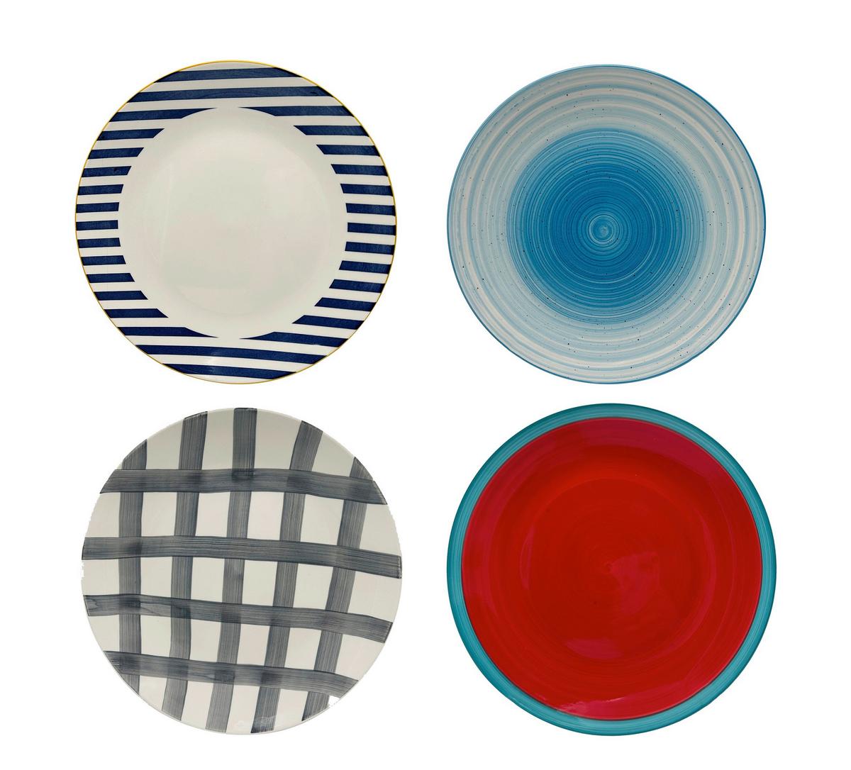 Speiseteller Emily - Türkis/Blau, MODERN, Keramik (26.5cm) - Luca Bessoni