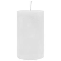 VÁLCOVÁ SVÍČKA LIA - bílá, Moderní (6,8/12cm) - Premium Living