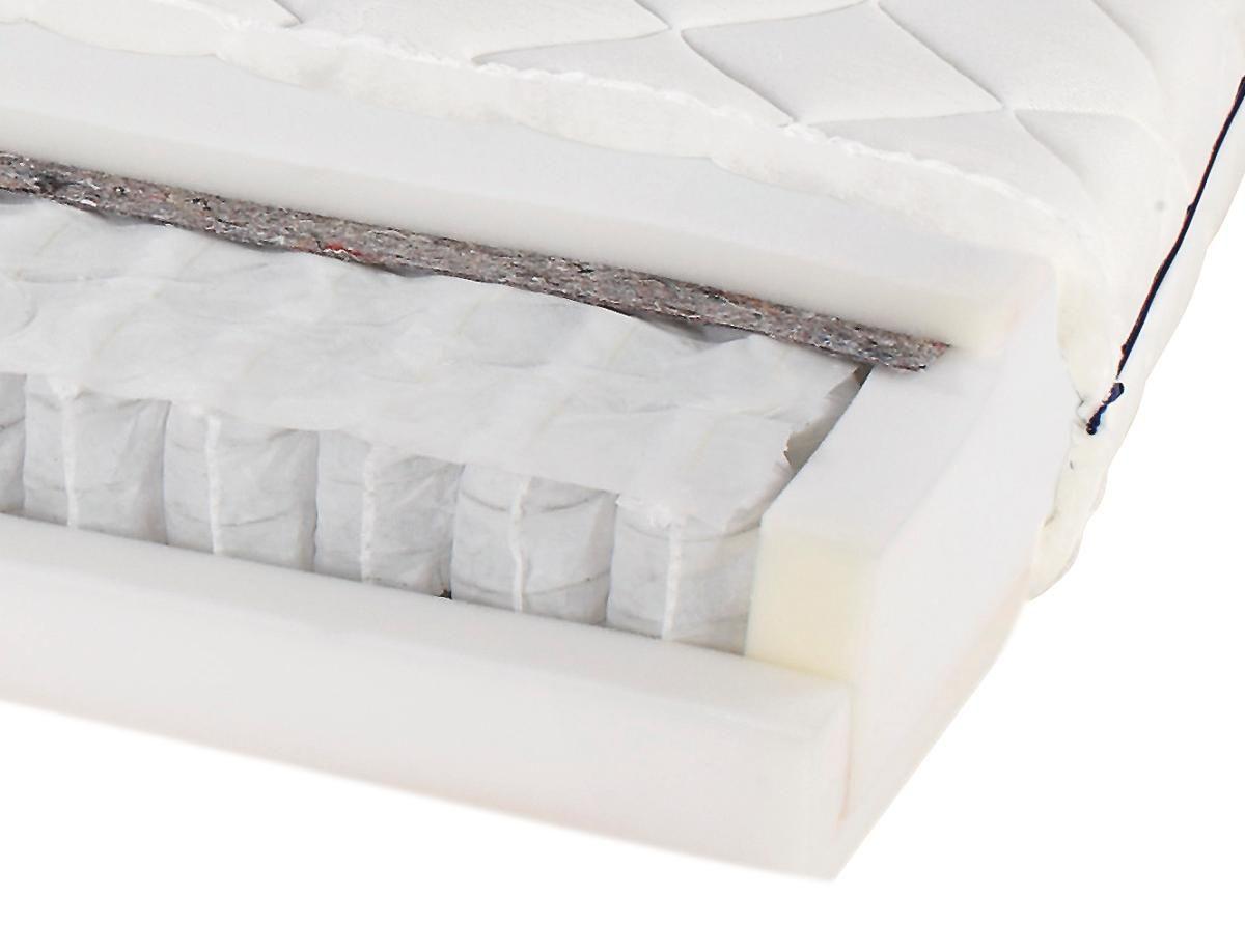 Set Taschenfederkernmatratze mit Lattenrost 90x200 cm H2 - (90/200cm) - Primatex