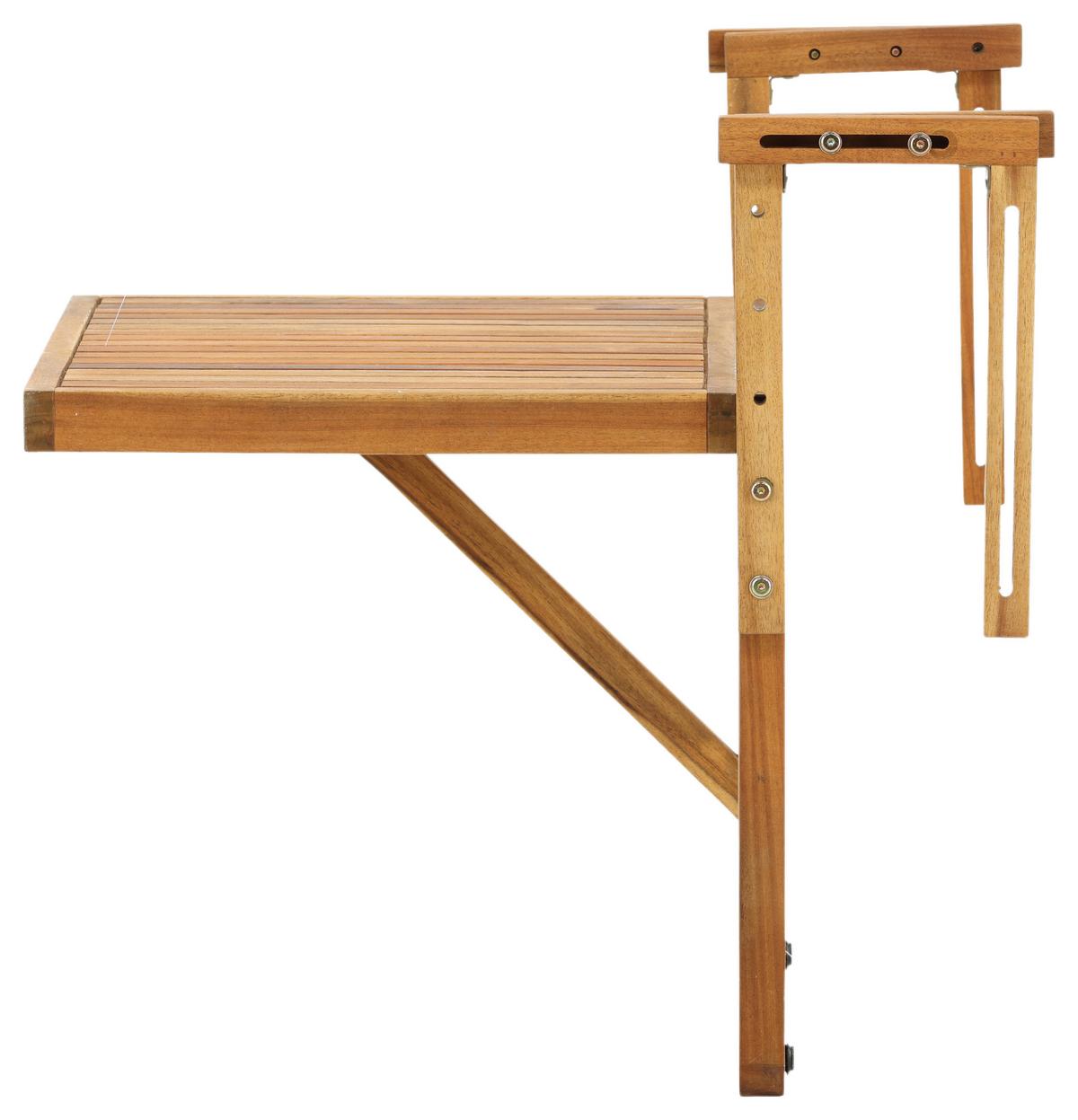 Gartentisch Klappbar Marion Akazienholz L 60 cm - Akaziefarben, KONVENTIONELL, Holz (60/45/55cm) - Gardenson
