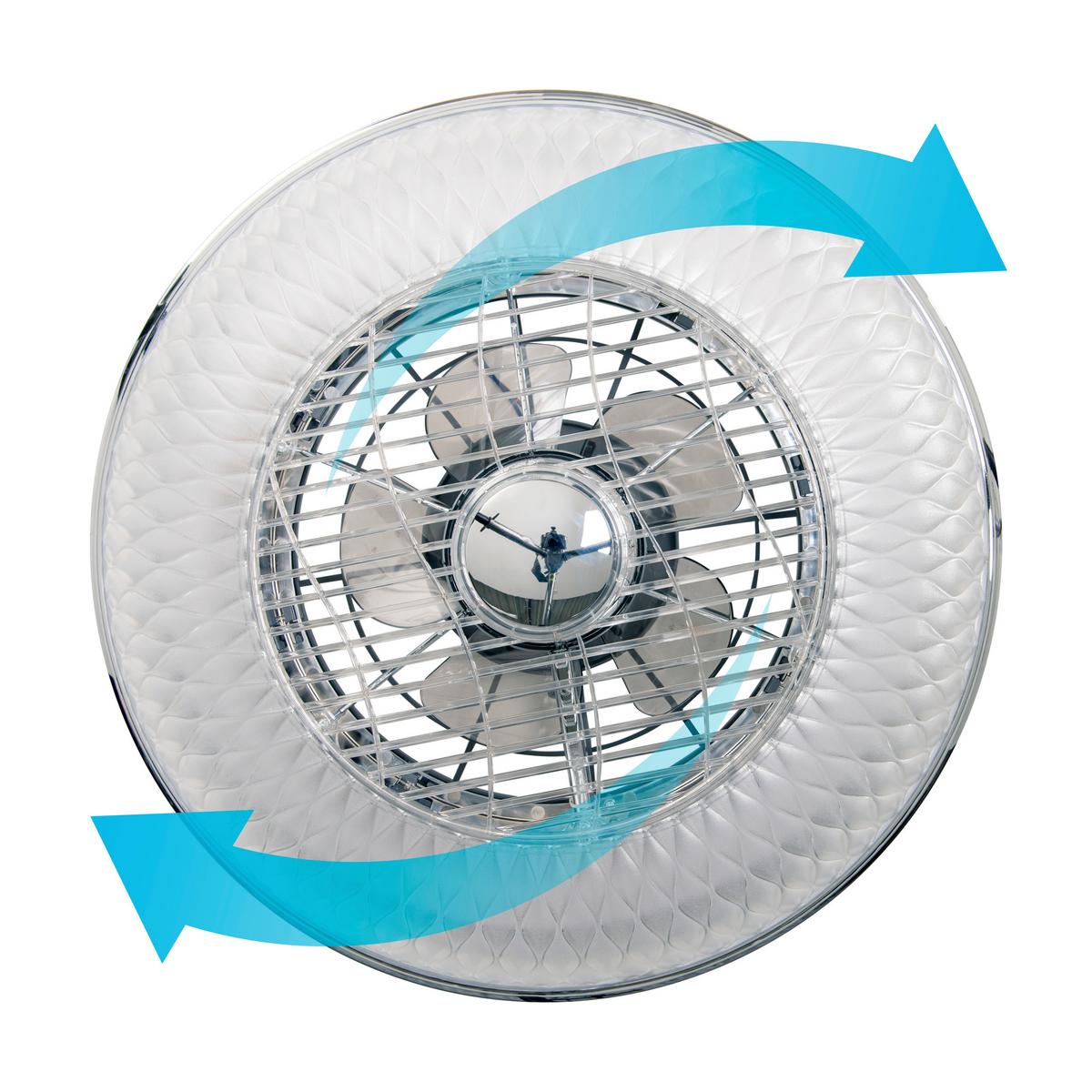 Led-deckenleuchte Ø 55 Cm Dimmbar Mit Fernbedienung - Weiß, Design, Kunststoff (55/20cm) - Näve