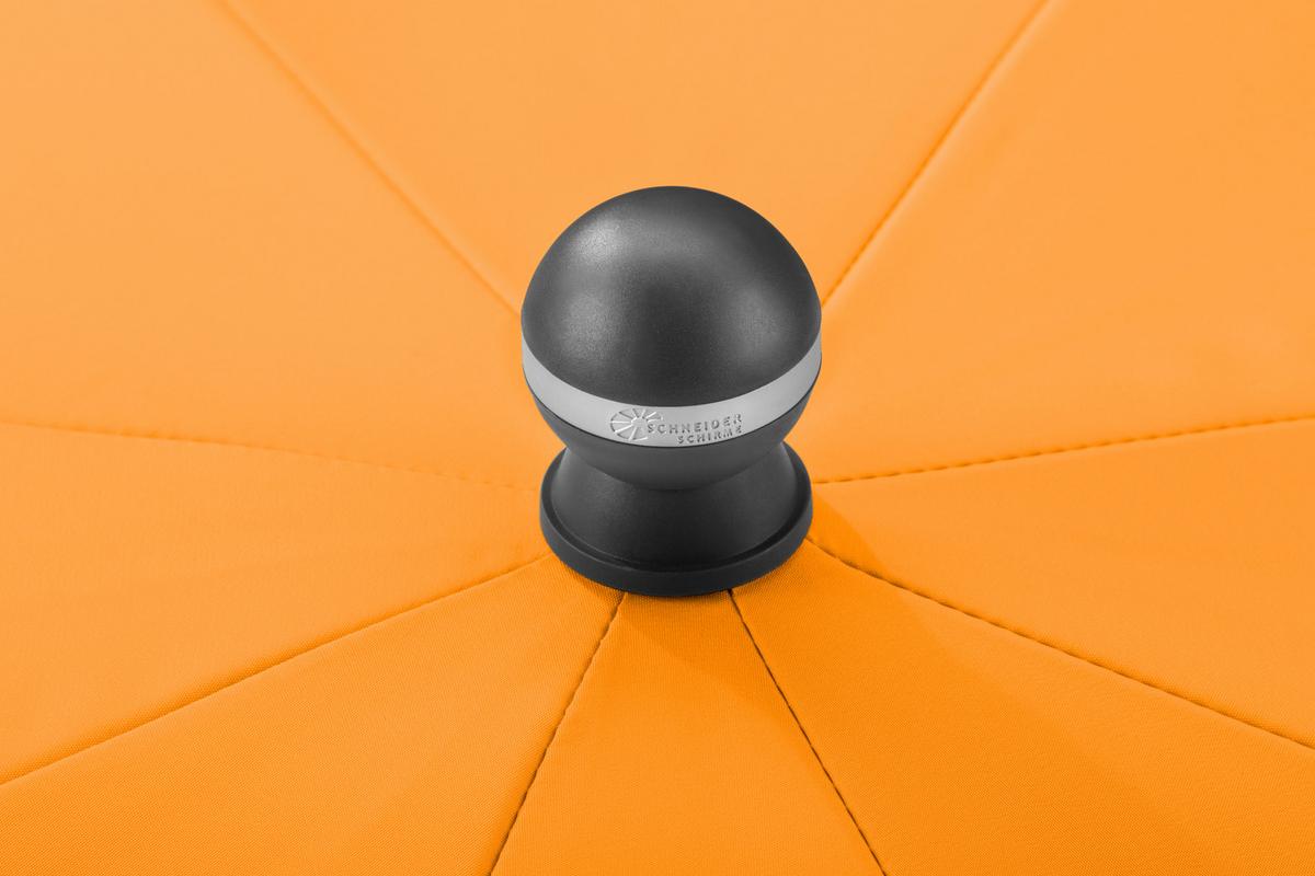 Sonnenschirm Locarno Bxhxt: 150x220x150 Cm Orange - Silberfarben/Orange, Basics, Textil/Metall (150/220/150cm) - Schneider