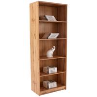 Regal 4-You New B 74 cm, Eiche Dekor - Eichefarben/Schwarz, MODERN, Holzwerkstoff (74/189,5/34,6cm)