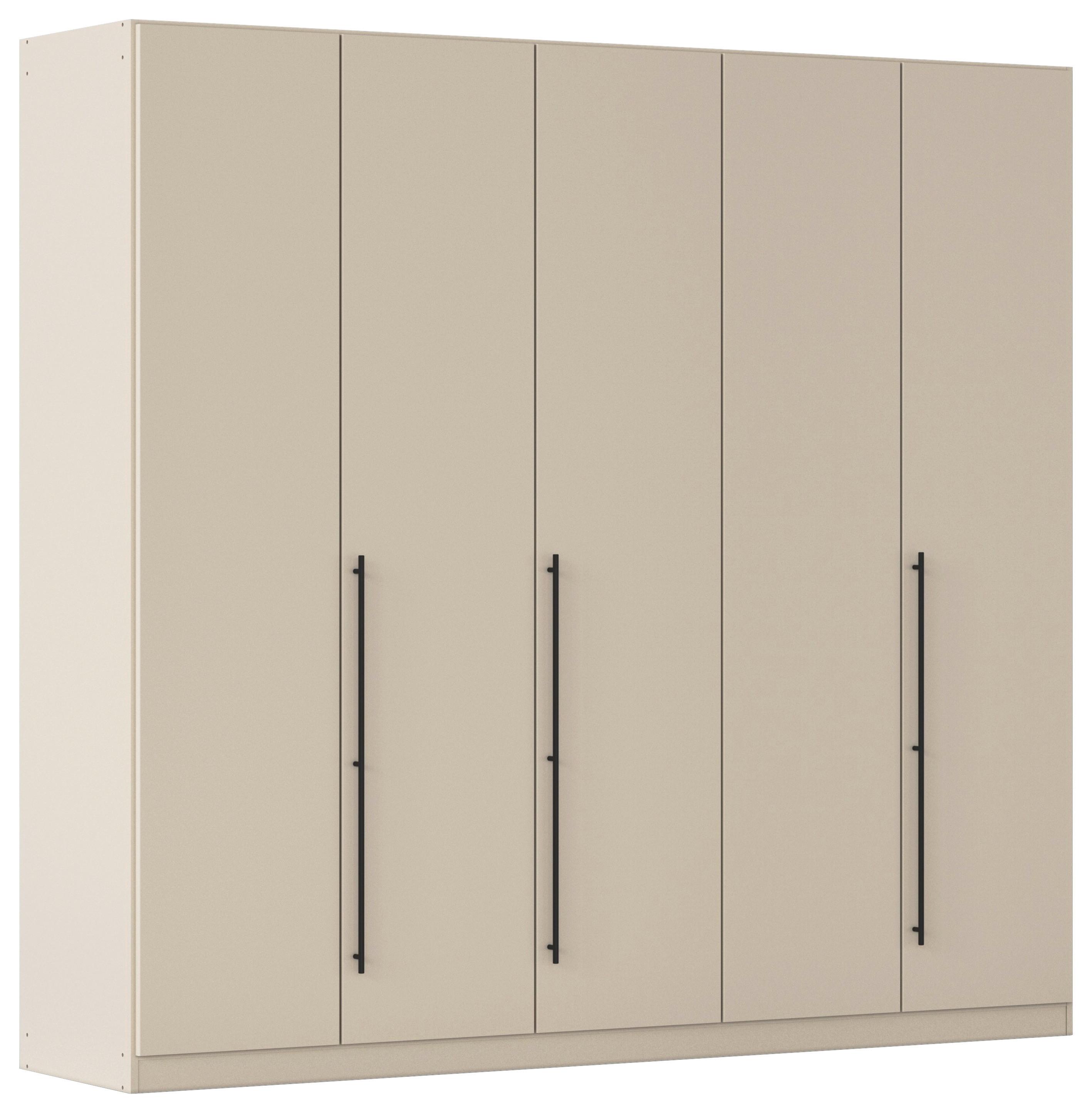 Kleiderschrank Safari B: 226 cm - Champagner/Grau, KONVENTIONELL, Holzwerkstoff (226/229/54cm)