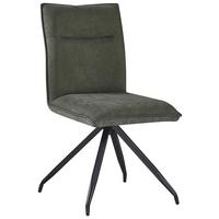 ŽIDLE NOVA - černá/zelená, Moderní, kov/textil (47/88/63cm) - Premium Living