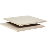 EINLEGEBODENSET Grau B: 45cm - Grau, MODERN, Holzwerkstoff (45/1,6/45cm) - Rauch Möbel
