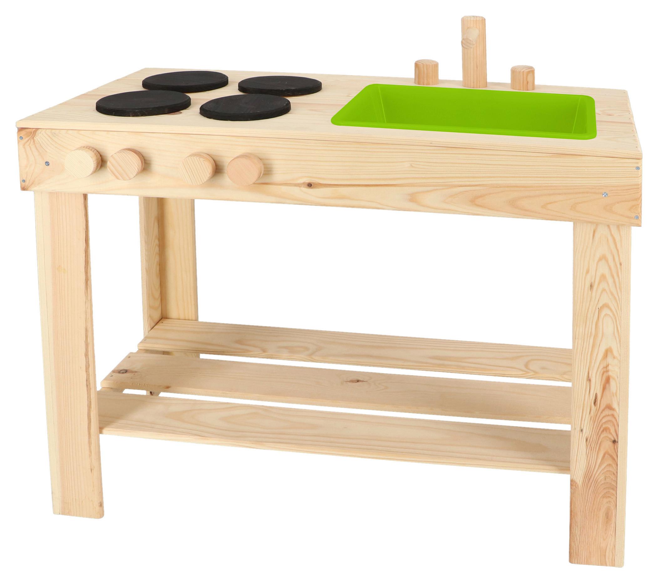 Matschküche Simone - Hellbraun, LIFESTYLE, Holz (78/40.3/71.8cm)