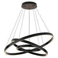Pendelleuchte Rim - Schwarz, Basics, Metall (80/100/80cm) - MAYTONI