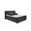Boxspringbett Philadelphia 3b 160x200 - Anthrazit, Trend, Textil (160/200cm) - Carryhome Boxspringbett Philadelphia 3b 160x200 - Anthrazit, Trend, Textil (160/200cm) - Carryhome