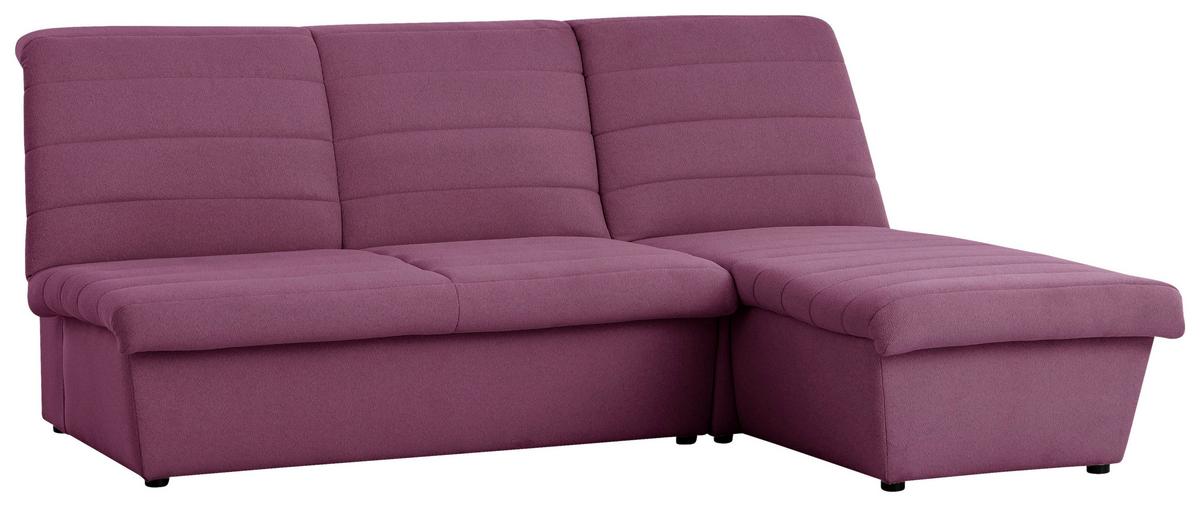 Ecksofa Looks Viii Weinrot - Weinrot/Schwarz, Design, Textil (214/168cm) - LOOKS by W.Joop