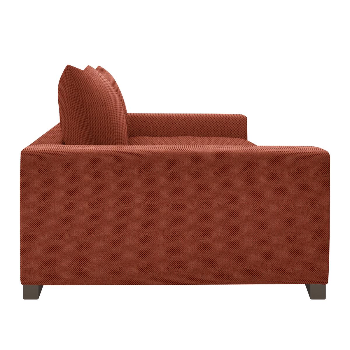 Mega pohovka PEDRO 1200, terracotta - terracotta, Moderní, kov/dřevo (261/83/124cm) - Mömax