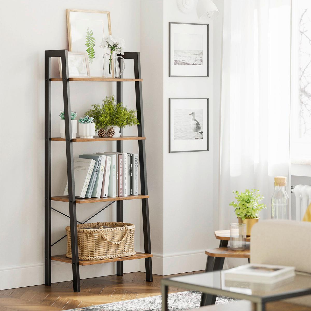 REGAL Iron B: 56 cm Braun/Schwarz - Schwarz/Braun, Basics, Holzwerkstoff (56/137,5/34cm) - Boxxx