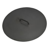 Deckel 60 Schwarz, D: 61 cm - Schwarz, Basics, Metall (61cm)