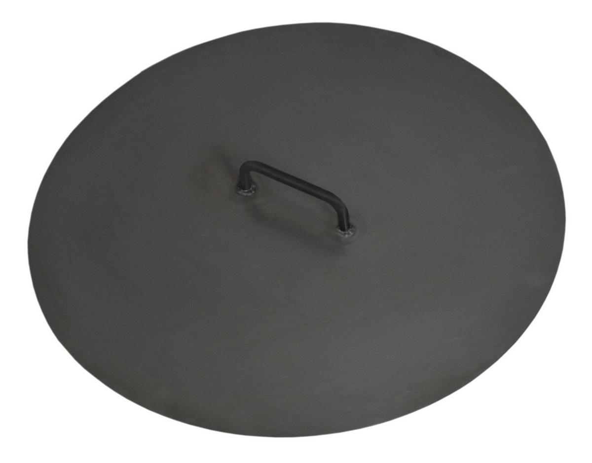 Deckel 60 Schwarz, D: 61 cm - Schwarz, Basics, Metall (61cm)