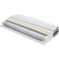 Taschenfederkernmatratze Cecile 120x200cm Mittelfest - Weiß, Textil (120/200cm) - Ele