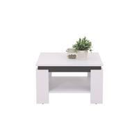 Couchtisch Tim Weiß L: 68 cm - Weiß, Design, Holzwerkstoff (68/68/41cm) - Livetastic