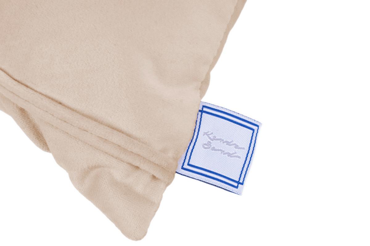 Zierkissen Paulina 30/45x50/45 Cm Polyester Champagner + Zipp - Champagner, KONVENTIONELL, Textil (30x45/50x45cm)