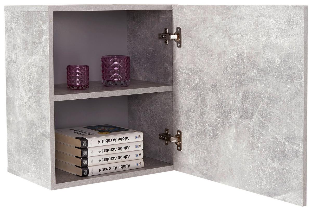 Hängelement Geno B: 50 Cm Betonoptik - Grau, MODERN, Holzwerkstoff (50/51/28cm)