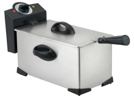 Kaltzonen-Fritteuse FR 2503 Inox - Silberfarben/Schwarz, MODERN, Metall (41/20/24cm) - Silva Homeline Kaltzonen-Fritteuse FR 2503 Inox - Silberfarben/Schwarz, MODERN, Metall (41/20/24cm) - Silva Homeline