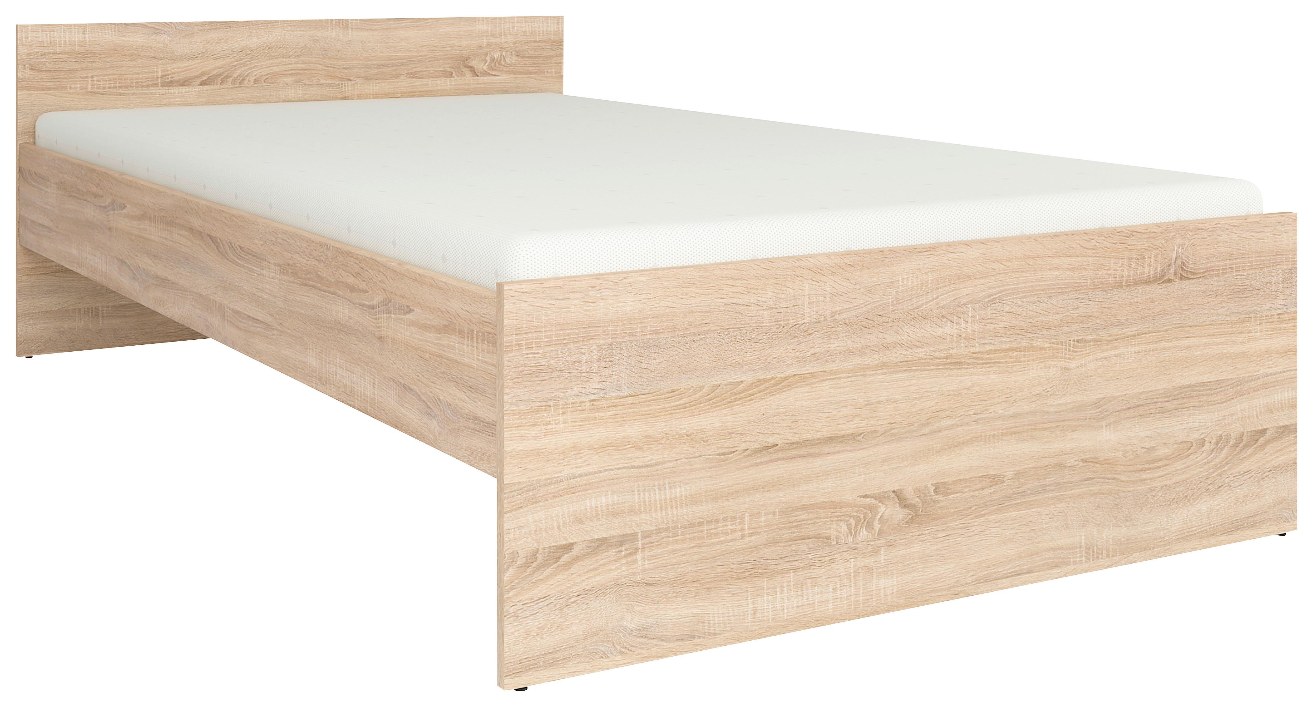 BETT NEPO PLUS - Sonoma Eiche, MODERN, Holz/Holzwerkstoff (120/200cm) - Livetastic