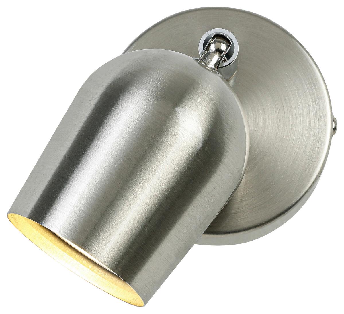 BODOVÉ SVÍTIDLO ERNESTINE - barvy chromu/barvy niklu, Romantický / Rustikální, kov/plast (14/8/7,5cm) - Mömax