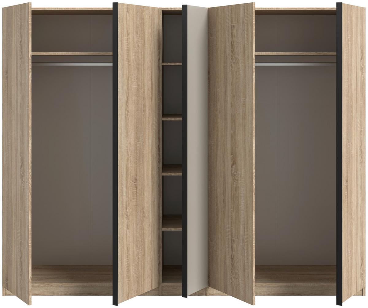 Drehtürenschrank Oakland Sonoma Eiche/Kashmir B: 230 cm - Kaschmir/Sonoma Eiche, MODERN, Holzwerkstoff (230/183/53cm) - MID.YOU