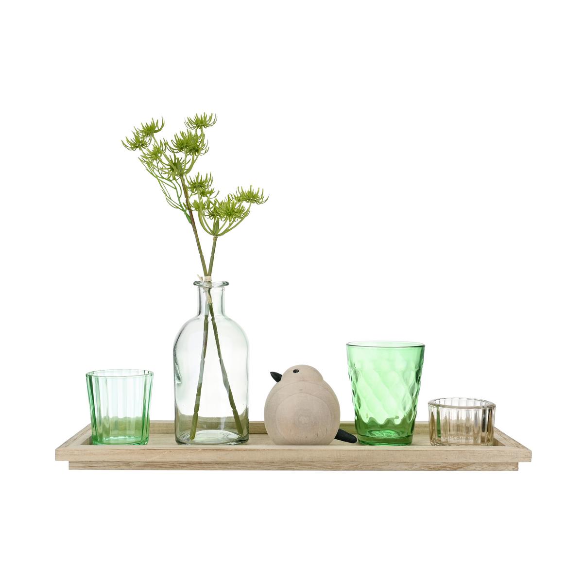 miska na svíčky BIRDY - vícebarevná, Moderní, dřevo/plast (36/27/12,5cm) - Modern Living