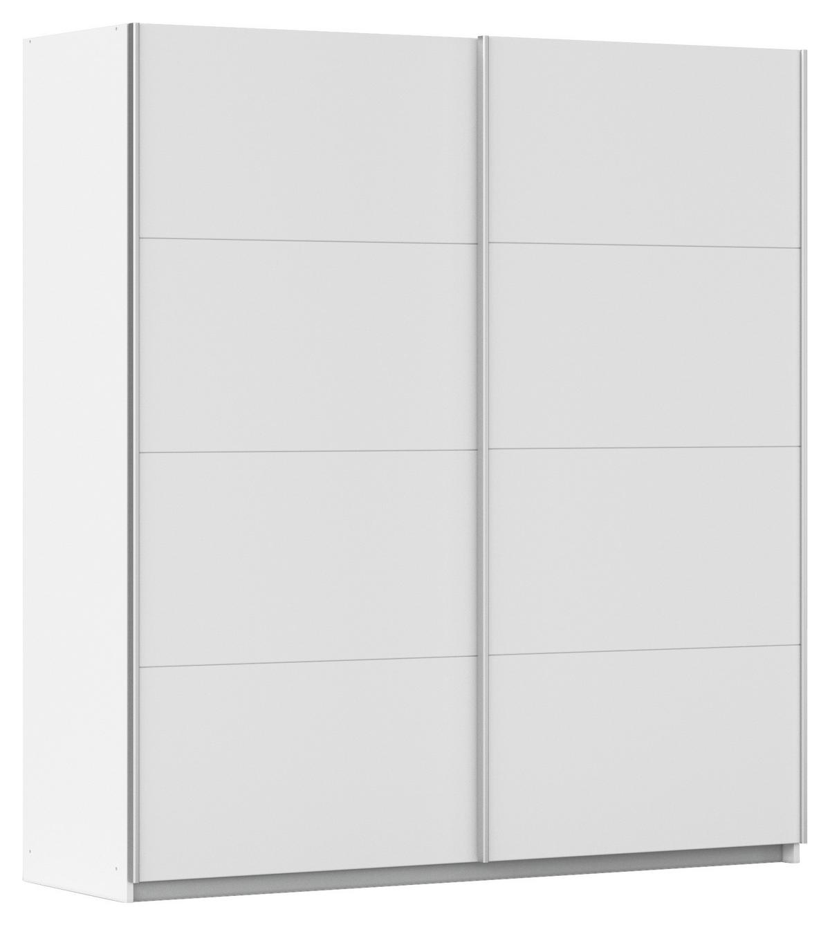 Schwebetürenschrank 181cm Subito, Weiß - Weiß, MODERN, Holzwerkstoff (181/197/61cm) - Rauch Möbel