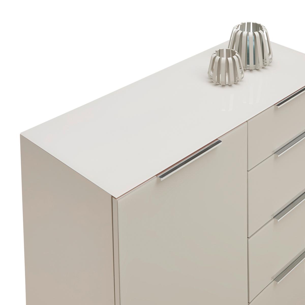 Kommode Siena Kaschmirfarben - černá/kašmírová, Moderní, kov/kompozitní dřevo (135/99/40cm) - Mömax