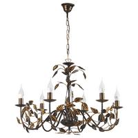 Kronleuchter Collana Bronzefarben L: 70 cm - Bronzefarben, Basics, Metall (70/70/110cm)