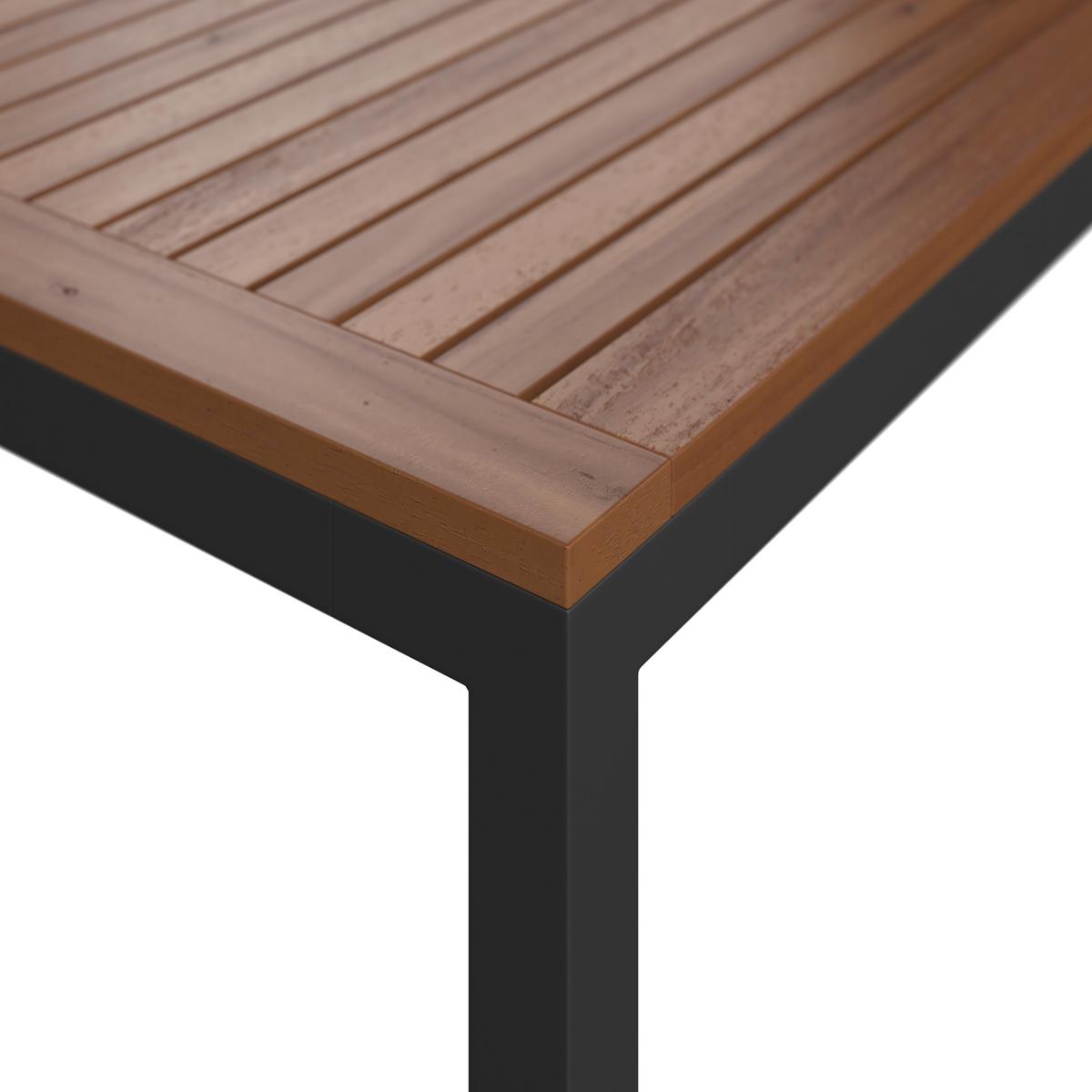 Loungegarnitur Rimini - Dunkelgrau/Weiß, MODERN, Holz/Textil (143/208,5cm) - Beldano