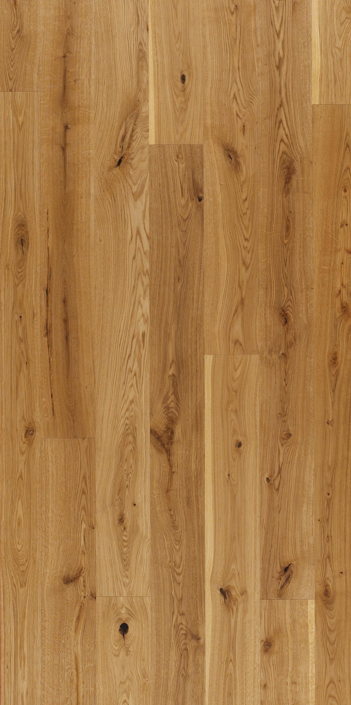 Parkettboden Eiche Hellbraun Gebürstet Landhausdiele Stärke 11,5mm - Hellbraun, LIFESTYLE, Holz (220/18,5/1,15cm) - Parador