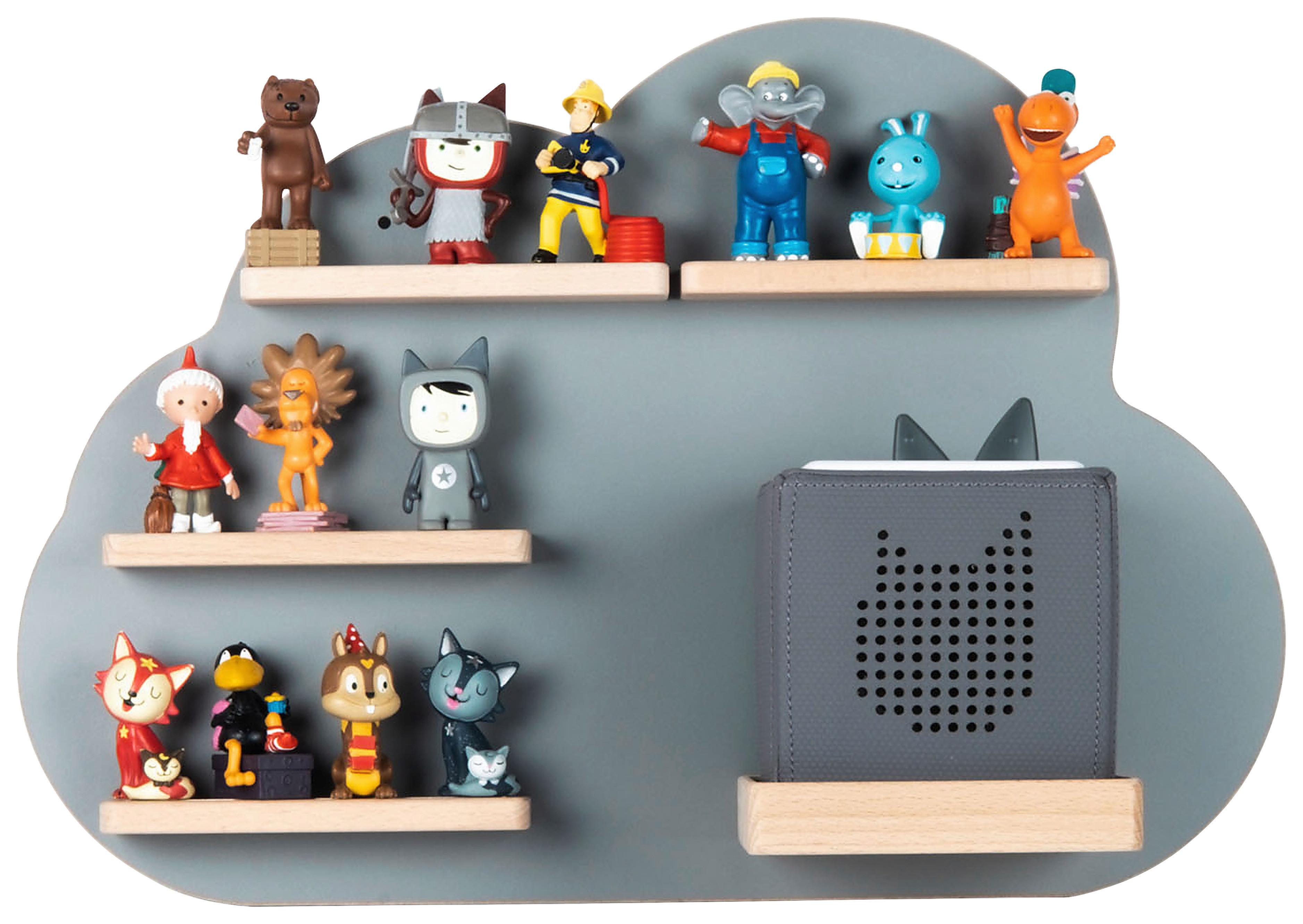 Kinderregal Boarti Grau B: 48 cm - Grau, MODERN, Holzwerkstoff (48/35/19cm) - MID.YOU