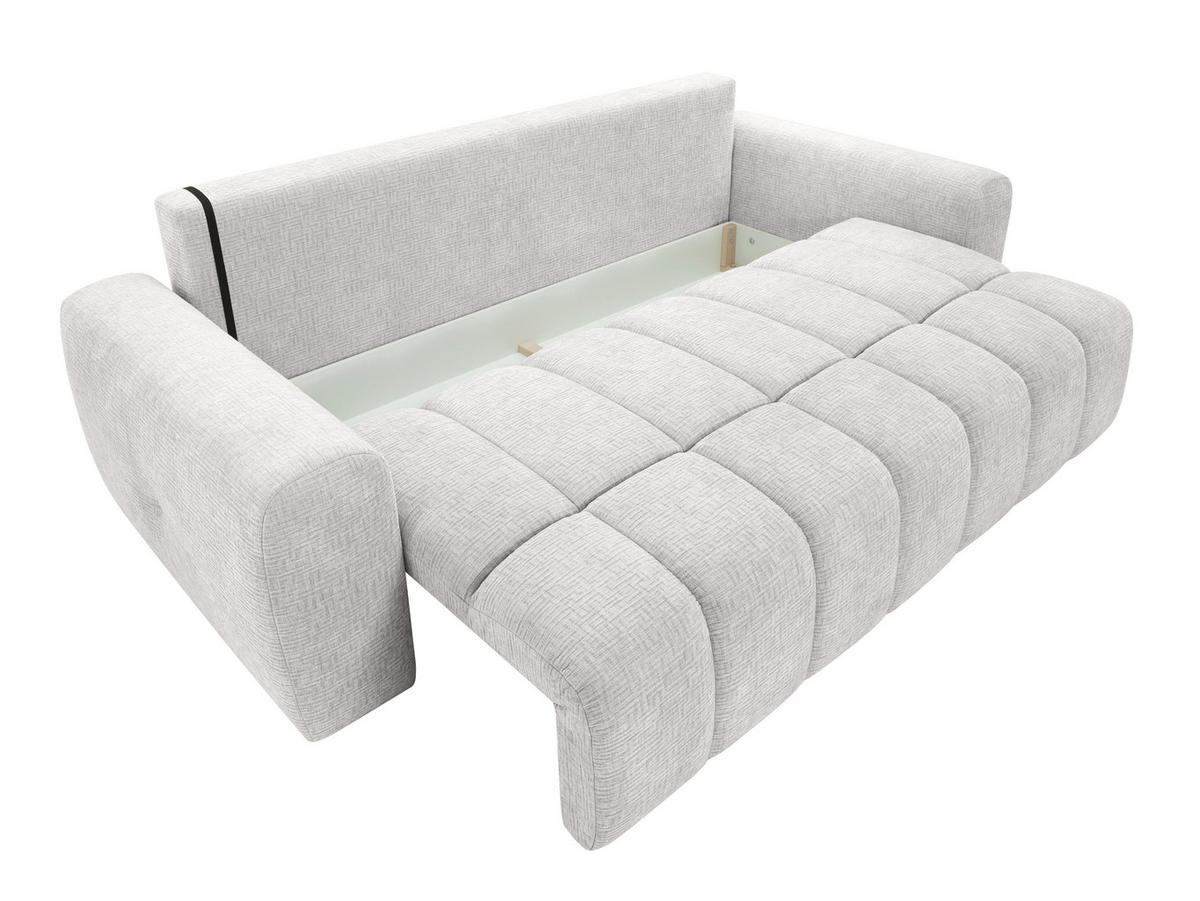Schlafsofa Chelim Lux 3Dl Grau B: 241cm - Schwarz/Grau, Design, Textil (241/90/106cm) - MID.YOU